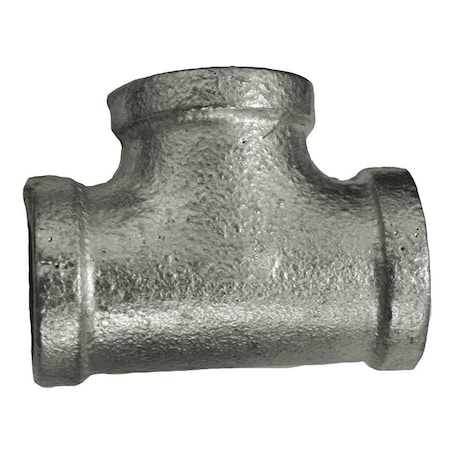 Jones Stephens 3/8in. Galvanized Iron Tee, Banded G4600025